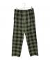 stussy（ステューシー）の古着「Shadow Plaid Relaxed Pant」｜グリーン×ブラック