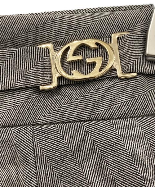 GUCCI（グッチ）GUCCI (グッチ) スラックス グレー サイズ:SIZE 38の古着・服飾アイテム