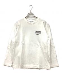 LACOSTE（ラコステ）の古着「長袖カットソー」｜ホワイト
