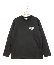 LACOSTE（ラコステ）の古着「長袖カットソー」｜ブラック