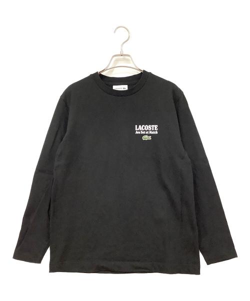 LACOSTE（ラコステ）LACOSTE (ラコステ) 長袖カットソー ブラック サイズ:US XSの古着・服飾アイテム