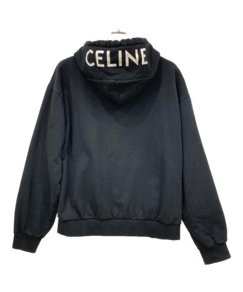 CELINE（セリーヌ）CELINE (セリーヌ) ジップパーカー ブラック サイズ:XLサイズの古着・服飾アイテム