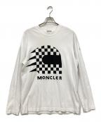 MONCLERモンクレール）の古着「長袖カットソー」｜ホワイト