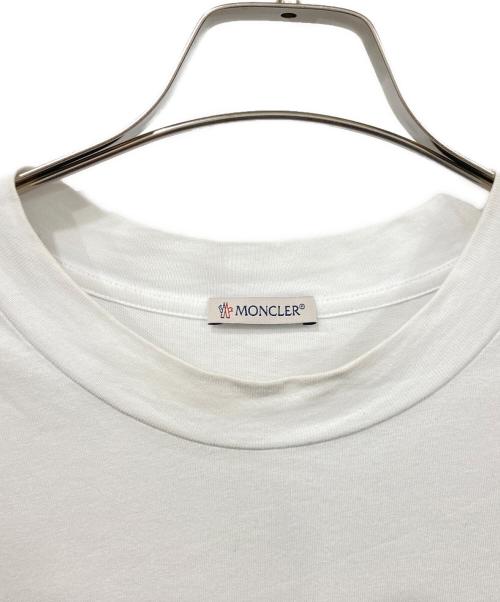 MONCLER（モンクレール）MONCLER (モンクレール) 長袖カットソー ホワイト サイズ:Lサイズの古着・服飾アイテム