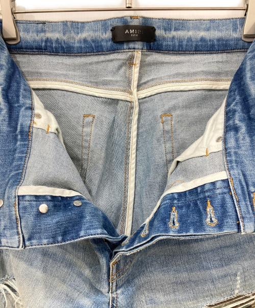 AMIRI（アミリ）AMIRI (アミリ) ダメージデニムパンツ ブルー サイズ:UK 34の古着・服飾アイテム