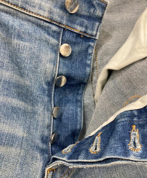 AMIRI（アミリ）AMIRI (アミリ) ダメージデニムパンツ ブルー サイズ:UK 34の古着・服飾アイテム