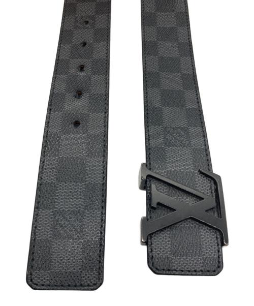 LOUIS VUITTON（ルイ ヴィトン）LOUIS VUITTON (ルイ ヴィトン) サンチュール・LVイニシャル ブラックの古着・服飾アイテム