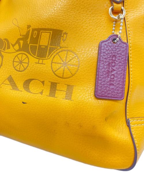 COACH（コーチ）COACH (コーチ) トートバッグ イエローの古着・服飾アイテム