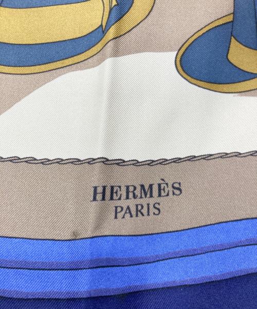 HERMES（エルメス）HERMES (エルメス) シルクスカーフ ベージュの古着・服飾アイテム