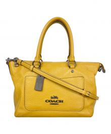 COACH（コーチ）の古着「2WAYバッグ」｜イエロー