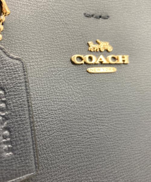 COACH（コーチ）COACH (コーチ) 2WAYショルダーバッグ ネイビーの古着・服飾アイテム