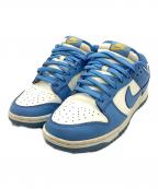 NIKEナイキ）の古着「ローカットスニーカー」｜ホワイト×スカイブルー