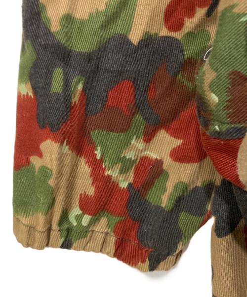 -（-）- (-) ミリタリージャケット カーキ×ブラック サイズ:SIZE 56の古着・服飾アイテム