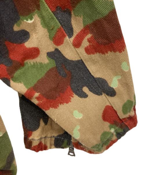 -（-）- (-) ミリタリージャケット カーキ×ブラック サイズ:SIZE 56の古着・服飾アイテム