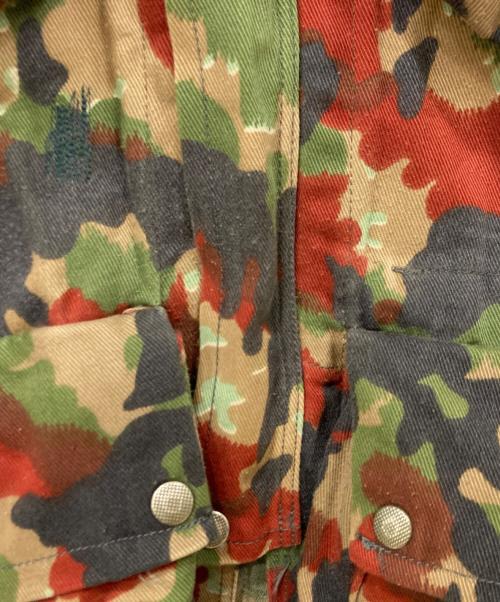 -（-）- (-) ミリタリージャケット カーキ×ブラック サイズ:SIZE 56の古着・服飾アイテム