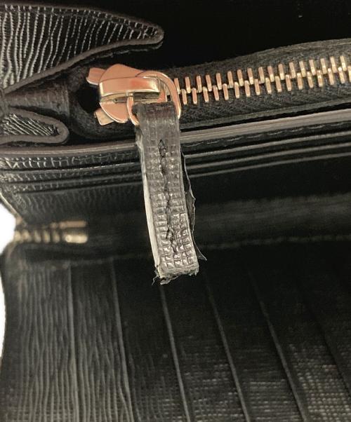 FENDI（フェンディ）FENDI (フェンディ) 長財布 ブルー×ブラックの古着・服飾アイテム