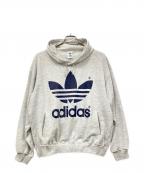 adidasアディダス）の古着「プルオーバーパーカー」｜グレー
