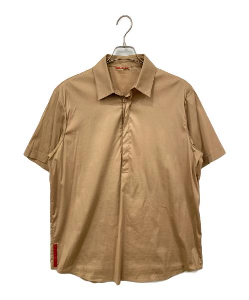 PRADA（プラダ）PRADA (プラダ) 半袖シャツ ブラウン サイズ:SIZE Mの古着・服飾アイテム