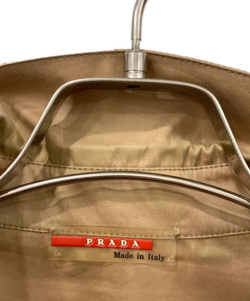 PRADA（プラダ）PRADA (プラダ) 半袖シャツ ブラウン サイズ:SIZE Mの古着・服飾アイテム