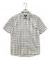 BURBERRY BLACK LABEL（バーバリーブラックレーベル）の古着「半袖シャツ」｜グレーホワイト