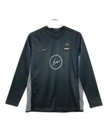 NIKE×F.C.R.B.（ナイキ×エフシーレアルブリストル）の古着「長袖カットソー」｜ブラック