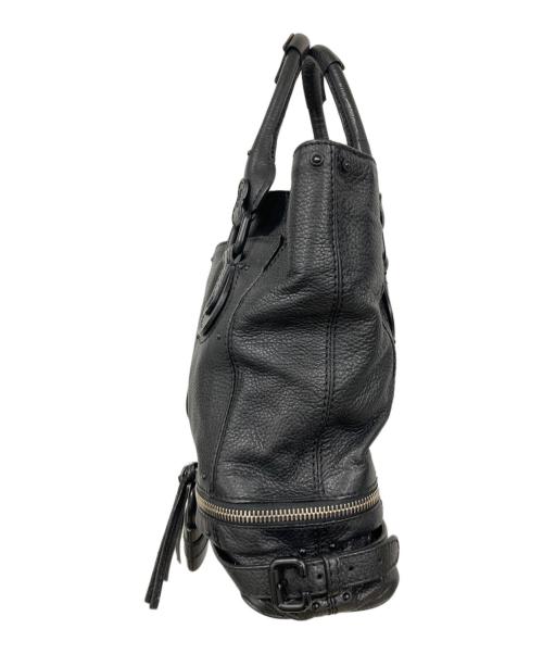 Chloe（クロエ）Chloe (クロエ) Paddington Zip Leather Shopping Tote ブラックの古着・服飾アイテム