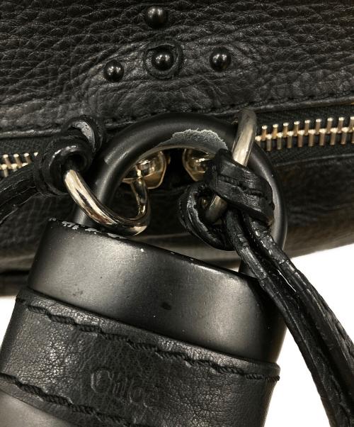Chloe（クロエ）Chloe (クロエ) Paddington Zip Leather Shopping Tote ブラックの古着・服飾アイテム