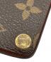 中古・古着 LOUIS VUITTON (ルイ ヴィトン) ポルト カルト・クレディ プレッシオン ブラウン：10000円