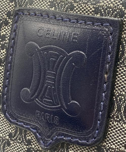 CELINE（セリーヌ）CELINE (セリーヌ) ミニボストンバッグ グレー×ネイビーの古着・服飾アイテム