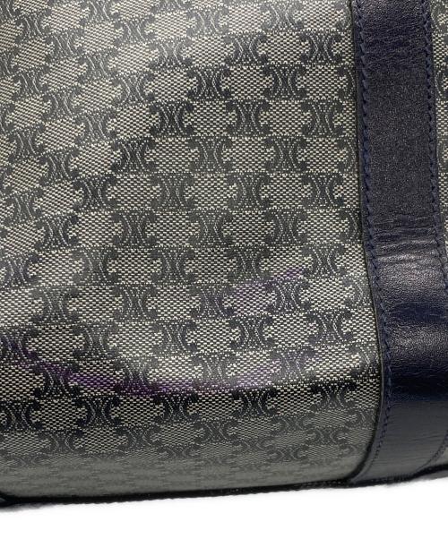 CELINE（セリーヌ）CELINE (セリーヌ) ミニボストンバッグ グレー×ネイビーの古着・服飾アイテム