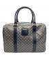 CELINE（セリーヌ）の古着「ミニボストンバッグ」｜グレー×ネイビー