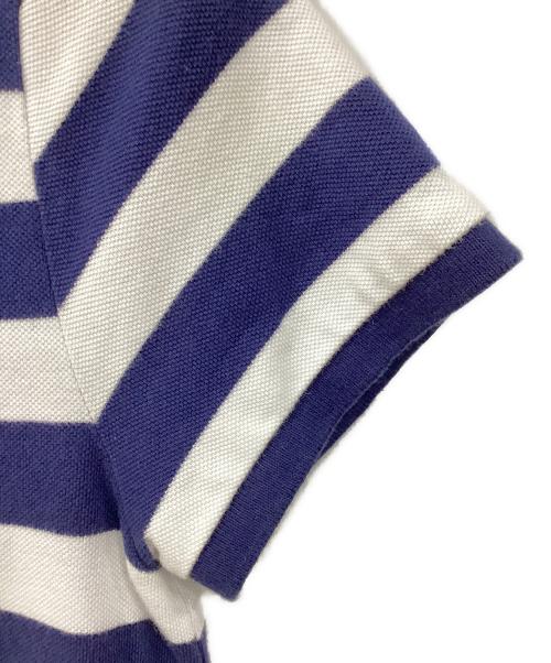 POLO RALPH LAUREN（ポロ・ラルフローレン）POLO RALPH LAUREN (ポロ・ラルフローレン) 半袖ワンピース ネイビー×ホワイト サイズ:Mの古着・服飾アイテム