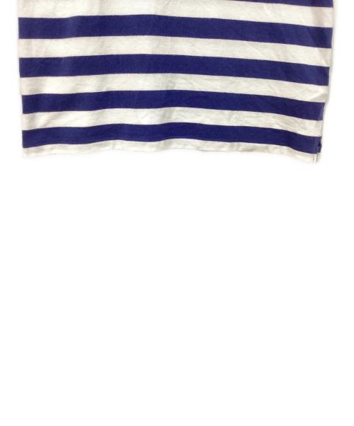 POLO RALPH LAUREN（ポロ・ラルフローレン）POLO RALPH LAUREN (ポロ・ラルフローレン) 半袖ワンピース ネイビー×ホワイト サイズ:Mの古着・服飾アイテム