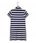 POLO RALPH LAUREN (ポロ・ラルフローレン) 半袖ワンピース ネイビー×ホワイト サイズ:M：4000円