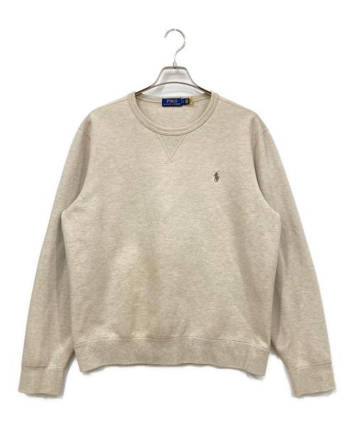 RALPH LAUREN（ラルフローレン）RALPH LAUREN (ラルフローレン) スウェット ベージュ サイズ:Lサイズの古着・服飾アイテム