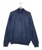POLO RALPH LAURENポロ・ラルフローレン）の古着「ハーフジップシャツ」｜ネイビー