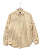 RALPH LAURENラルフローレン）の古着「長袖シャツ」｜ベージュ×パープル
