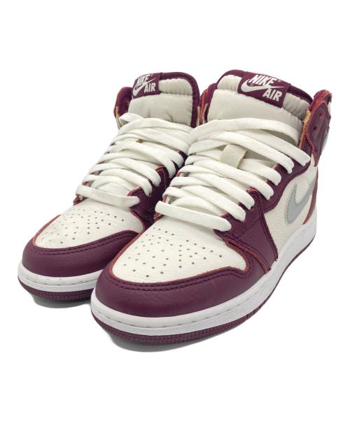 NIKE（ナイキ）NIKE (ナイキ) スニーカー/GS Air Jordan 1 High OG パープル×ホワイト サイズ:22.5cmの古着・服飾アイテム