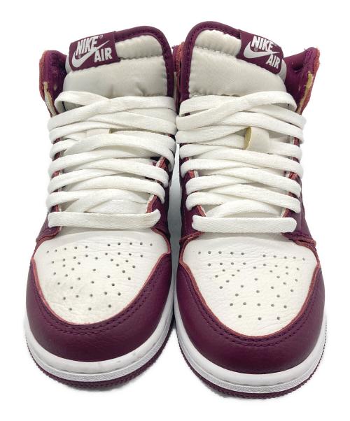 NIKE（ナイキ）NIKE (ナイキ) スニーカー/GS Air Jordan 1 High OG パープル×ホワイト サイズ:22.5cmの古着・服飾アイテム