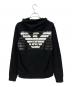 GIORGIO ARMANI (ジョルジョアルマーニ) プルオーバーパーカー ホワイト×ブラック サイズ:Mサイズ：5000円