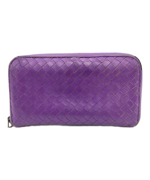 BOTTEGA VENETA（ボッテガベネタ）BOTTEGA VENETA (ボッテガベネタ) 長財布 パープルの古着・服飾アイテム
