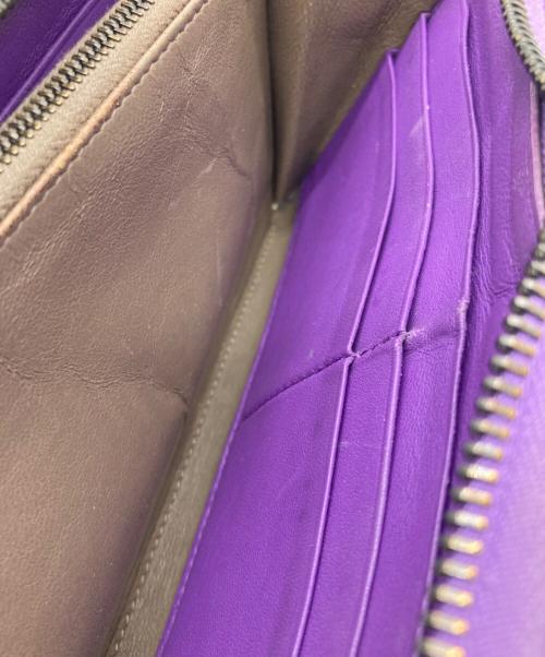 BOTTEGA VENETA（ボッテガベネタ）BOTTEGA VENETA (ボッテガベネタ) 長財布 パープルの古着・服飾アイテム
