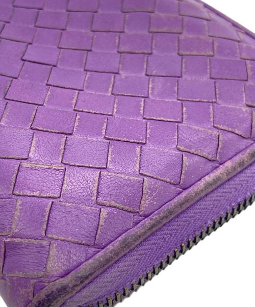 BOTTEGA VENETA（ボッテガベネタ）BOTTEGA VENETA (ボッテガベネタ) 長財布 パープルの古着・服飾アイテム