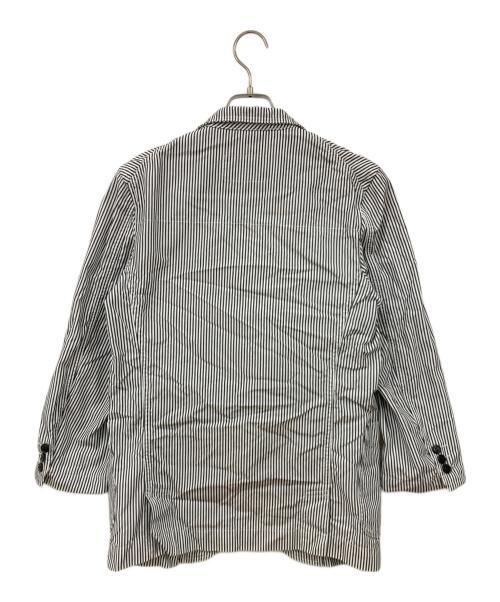 HOMME DEUX（オム・ドゥ）HOMME DEUX (オム・ドゥ) カバーオール ホワイト×ブラック サイズ:Sの古着・服飾アイテム