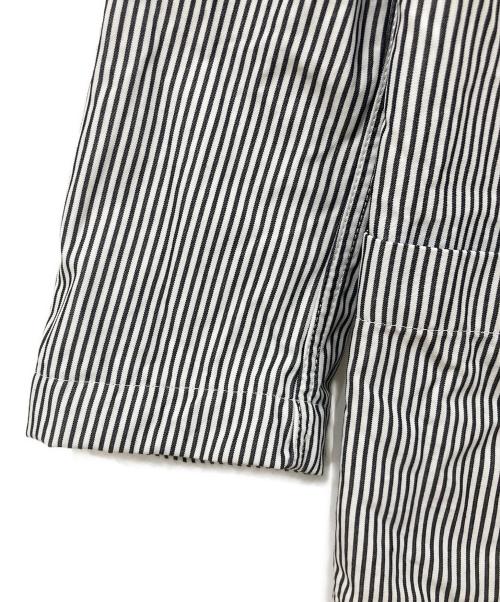 HOMME DEUX（オム・ドゥ）HOMME DEUX (オム・ドゥ) カバーオール ホワイト×ブラック サイズ:Sの古着・服飾アイテム
