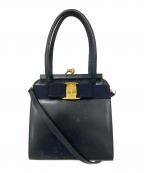 Salvatore Ferragamoサルヴァトーレ フェラガモ）の古着「ショルダーバッグ」｜ブラック