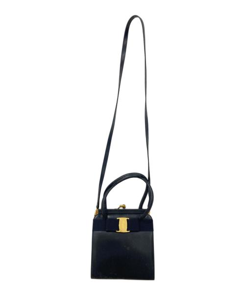 Salvatore Ferragamo（サルヴァトーレ フェラガモ）Salvatore Ferragamo (サルヴァトーレ フェラガモ) ショルダーバッグ ブラックの古着・服飾アイテム