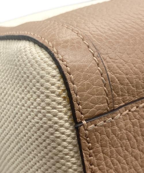 GUCCI（グッチ）GUCCI (グッチ) ハンドバッグ/スウィング ベージュ×ピンクの古着・服飾アイテム