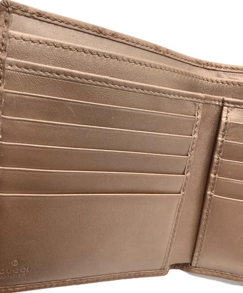 GUCCI（グッチ）GUCCI (グッチ) 2つ折り財布/グッチシマ ピンクの古着・服飾アイテム
