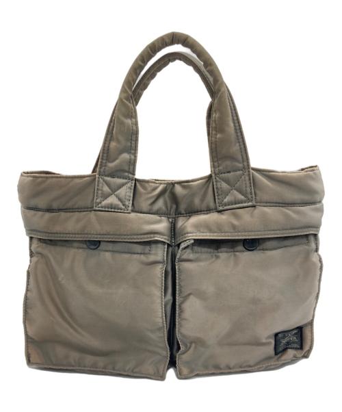 PORTER（ポーター）PORTER (ポーター) ミニトートバッグ グレーの古着・服飾アイテム